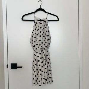 Polka dot mini dress
